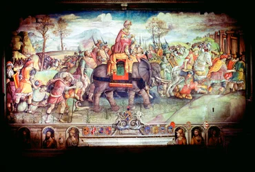 Hannibal and His Army Crossing the Alps