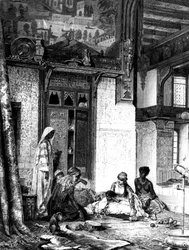 Harem in a Caliph Mansion