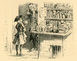 He managed to save sufficient to purchase two volumes
