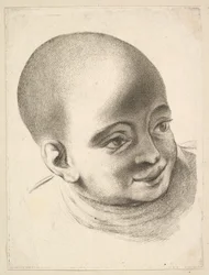 Head of a Child, from Livre de Têtes Gravées d