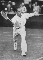 Henri Cochet, the fastest player of his time, Wimbledon, 1927