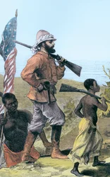 Henry Morton Stanley Approaching Lake Tanganyika, Africa, 19th Century