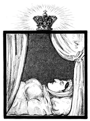 Her Majesty Queen Caroline a few hours after her death