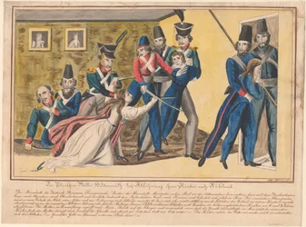 Heroism of the Polish Mothers During Convoying Their Children to Russia, 1832