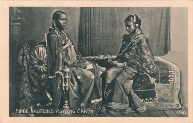 Hindu Nautches Playing Cards