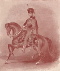 His Royal Highness Prince Albert, Colonel of the 11th Hussars, 19th century, 1909