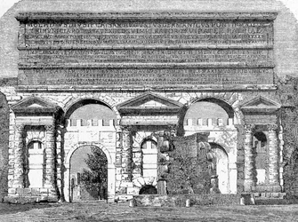 History of Ancient Rome. Porta Maggiore, or Porta Nevia