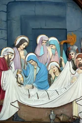 St Philip Church (Huyen Sy Church). Burial of Jesus. Ho Chi Minh City, Vietnam