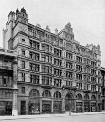 Holborn front of the Birkbeck Bank, London