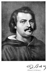 Honore de Balzac, French novelist and literary critic