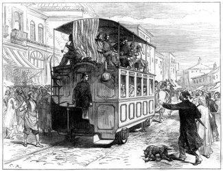 Horse-drawn tram, Constantinople