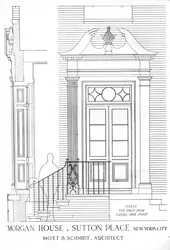 House of Miss Anne Morgan, Sutton Place, New York City, 1924