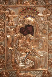 Icon in Saint-Antoine-le-Grand Orthodox Church, Saint-Laurent-en-Royans, France
