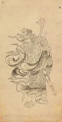Iconographic Drawing of Saturn Doyo, 12th century