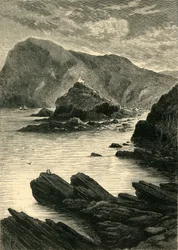Ilfracombe - View from the Rocks at the Base of the Capstone