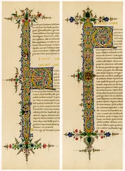 Illuminated initial letters