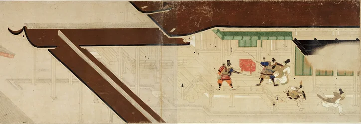 Illustrated Tale of the Heiji Civil War The Imperial Visit to Rokuhara 1 scroll