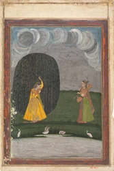 Illustration from a Ragamala Series Garland of Musical Modes, late 18th century