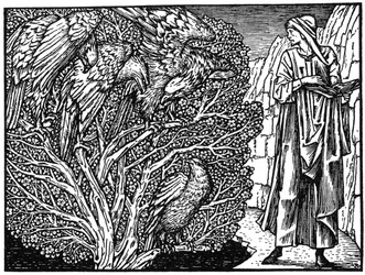 Illustration from the Kelmscott Press edition of the Works of Geoffrey Chaucer