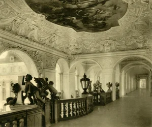 Imperial Staircase, St Florian Monastery, Sankt Florian, Upper Austria