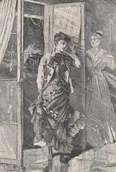 In Came a Storm of Wind, Rain and Spray - and Portia, The Galaxy, An Illustrated, December 1869