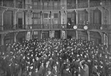 In the Coal Exchange, City of London