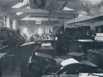In the Composing Room