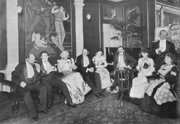 In the Electrophone Salon, Gerrard Street, London