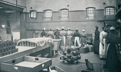 In the Kitchen of Holloway Prison, London