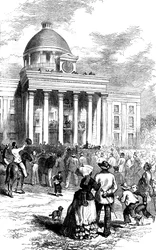 Inauguration of Jefferson Davis, Montgomery, Alabama, 1861