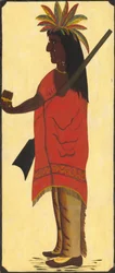 Indian Tobacco Shop Sign (obverse, Indian facing left), second half 19th century
