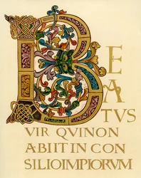 Initial Letter B, 980-1000 AD