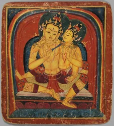 Initiation Card Tsakalis: Akashagarbha, early 15th century