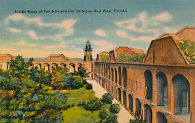 Inside Ruins of Fort Jefferson Dry Tortugas, Key West, Florida