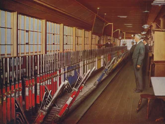 Inside the Locomotive Yard Signal-Box, York