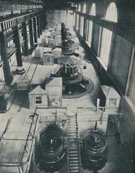 Instruments of Power for the Rushing Waters of Niagara River, c1935