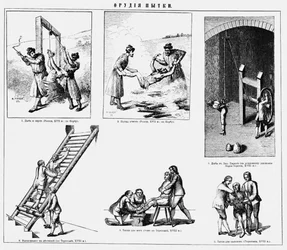 Instruments of torture, end of the 19th century