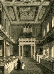 Interior of the Chapel Royal Banqueting House, Whitehall