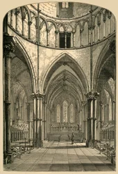 Interior of the Temple Church, 1870, 1897