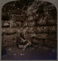 Interior of the Tomb of Lazarus, c1900