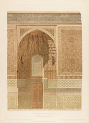 Interior view of the Gur-e Amir in Samarkand. From Les mosquées de Samarcande