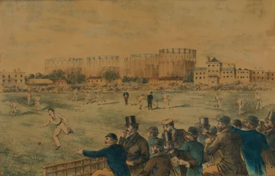 International Cricket Match at Kennington Oval, late 19th century