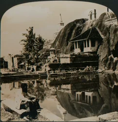 Isuruminiya, an ancient and picturesque rock temple in the heart of Ceylon