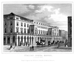 Italian Opera House, Haymarket, Westminster, London