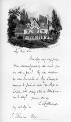 Ivy Cottage, Highgate, Residence of Charles Mathews, Early 19th Century, 1840