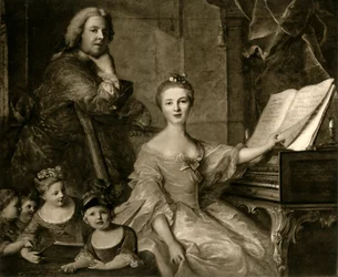 Jean-Marc Nattier and his family