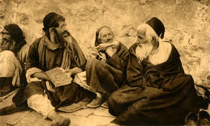 Jerusalem - Jews at the Wailing Wall, c1918-c1939