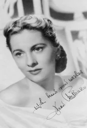 Joan Fontaine, British actress