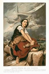 Joan of Arc, the Maid of Orleans, 15th century French patriot and martyr