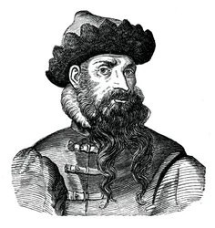 Johann Gutenberg, German metalworker and inventor, 16th century